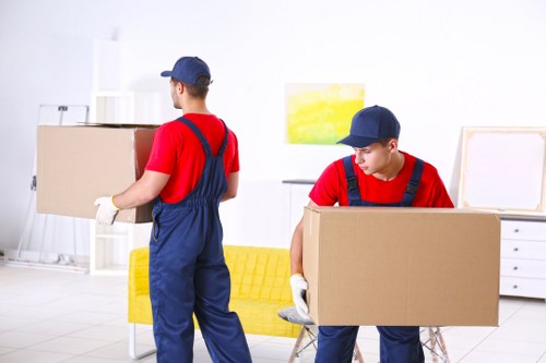 Removal team loading furniture for a same day move in Pimlico