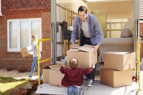 Professional packing support for a Pimlico home move