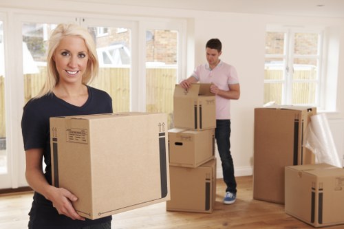 Removal van service operating in Pimlico residential streets