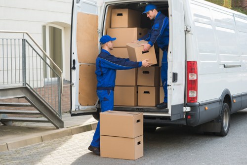 Local moving van for flat and office transport in Pimlico