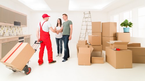 Variety of strong cartons and packing supplies for local relocations