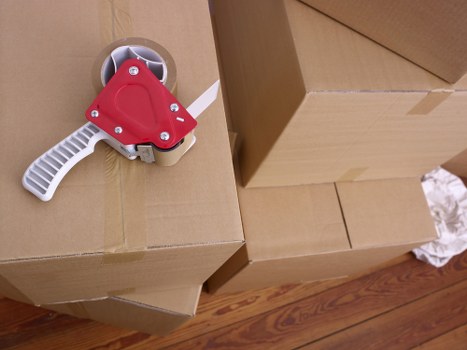 Residential furniture and household items arranged for local storage in Pimlico