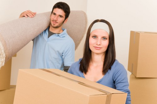 Packed moving van prepared for a Pimlico relocation